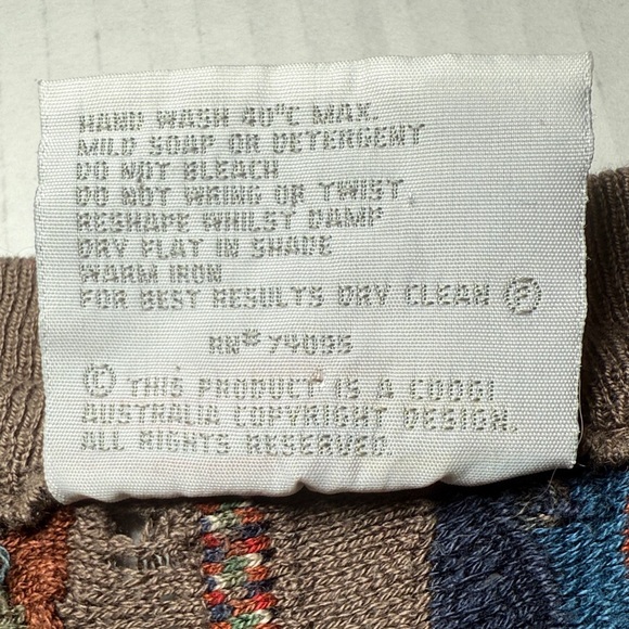 Vintage 90s COOGI Multicolor V-Neck Men's Sweater Medium - Picture 6 of 10